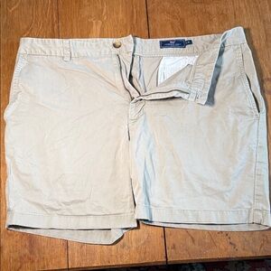 Vineyard Vines Light Tan Flat Front Shorts